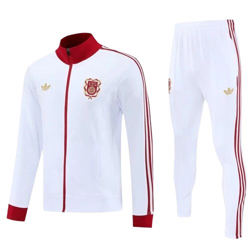 25-26 Bayern White Jacket Tracksuit