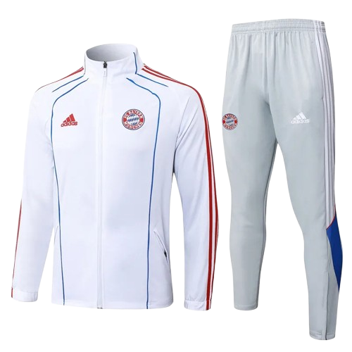 25-26 Bayern White Jacket Tracksuit