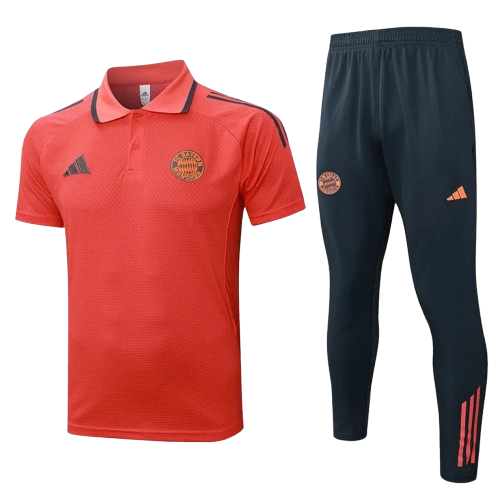 25-26 Bayern Orange Polo Tracksuit