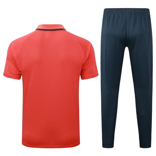 25-26 Bayern Orange Polo Tracksuit