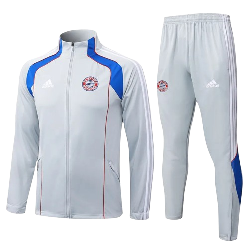 25-26 Bayern Light Gray Jacket Tracksuit