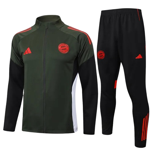 25-26 Bayern Dark Green Jacket Tracksuit
