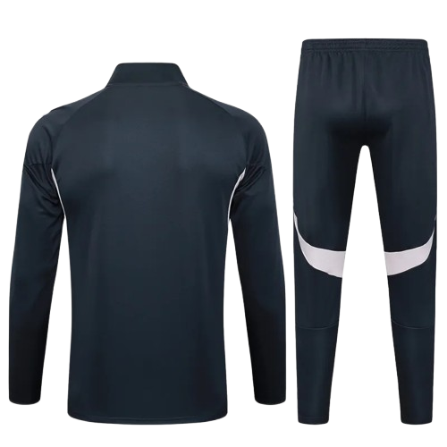 25-26 Real Madrid Dark Gray Jacket Tracksuit