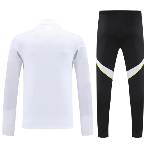 25-26 Real Madrid White Half Pull Tracksuit