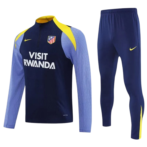 25-26 Atlético de Madrid Royal Blue Half Pull Tracksuit