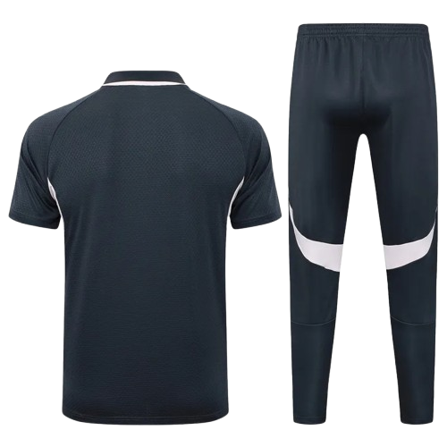 25-26 Real Madrid Royal Blue Polo Tracksuit