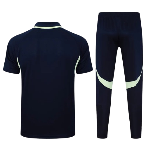 25-26 Real Madrid Royal Blue Polo Tracksuit