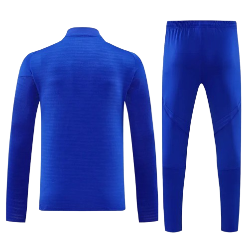 25-26 Real Madrid Fancy Blue Half Pull Tracksuit