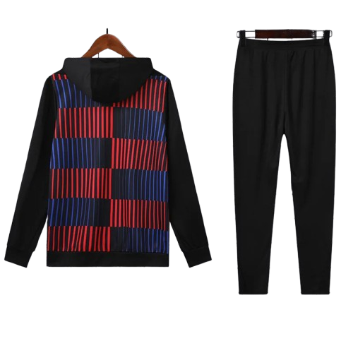 24-25 Barcelona Red Blue Hoodie Tracksuit
