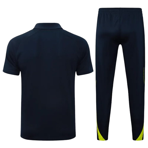 25-26 Real Madrid Royal Blue Polo Tracksuit