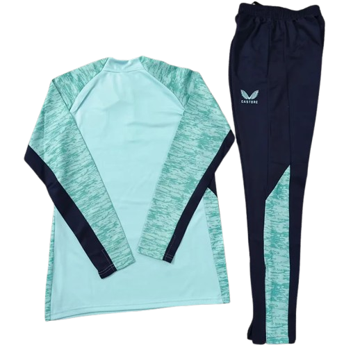 25-26 Bilbao Green Half Pull Tracksuit