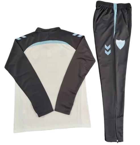 25-26 Málaga White Half Pull Tracksuit