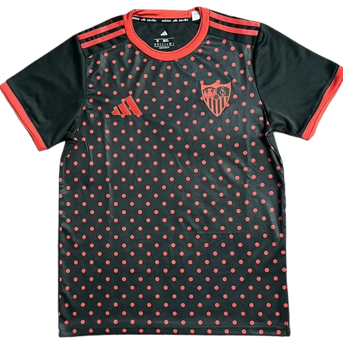 25–26 Sevilla Black Training Shirt