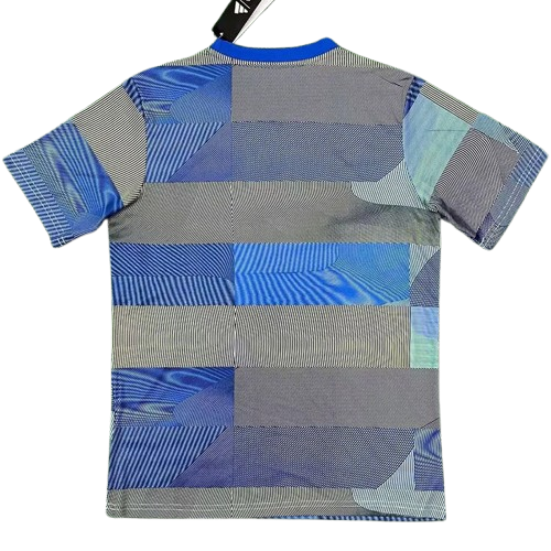 25-26 Real Madrid Grey Blue Training Shirt