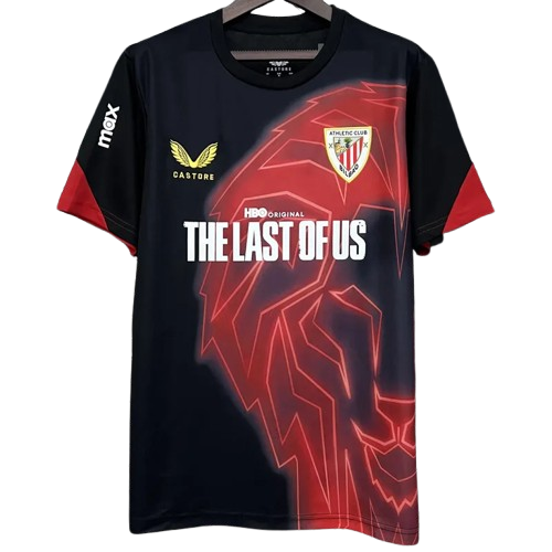25-26 Bilbao Black Red Training Shirt