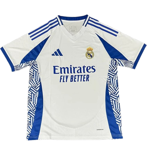 25-26 Real Madrid Blue White Training Shirt