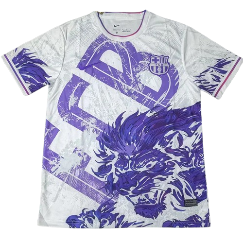 25-26 Barcelona Purple White Special Edition Training Shirt