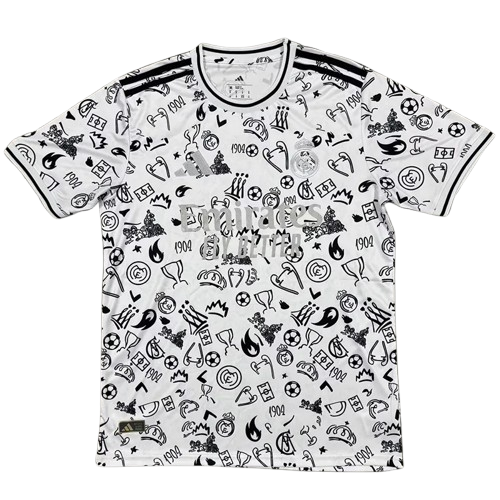 25-26 Real Madrid White Special Edition Training Shirt