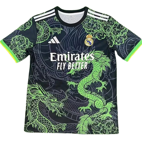 25-26 Real Madrid Green Black Special Edition Training Shirt