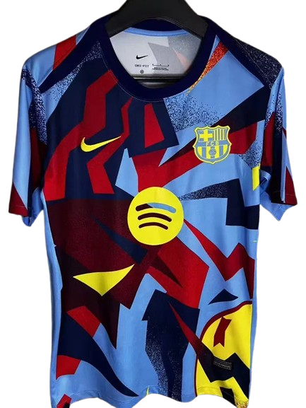 25-26 Barcelona Blue Yellow Red Special Edition Training Shirt