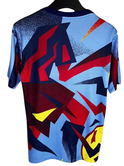 25-26 Barcelona Blue Yellow Red Special Edition Training Shirt