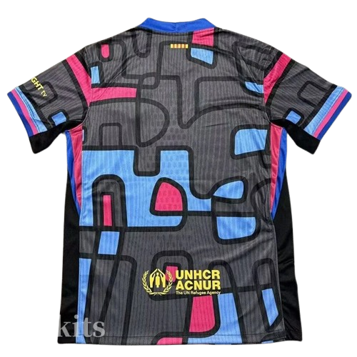 25-26 Barcelona Grey Black Special Edition Training Shirt