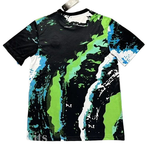 25-26 Real Madrid Black Green Special Edition Training Shirt