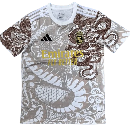 25-26 Real Madrid Brown Special Edition Training Shirt