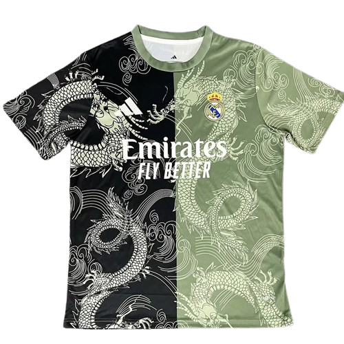 25-26 Real Madrid Green Black Special Edition Training Shirt