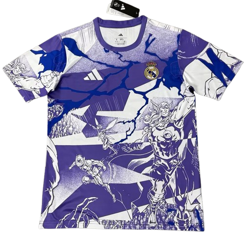 25-26 Real Madrid Purple Joint Edition Training Shirt