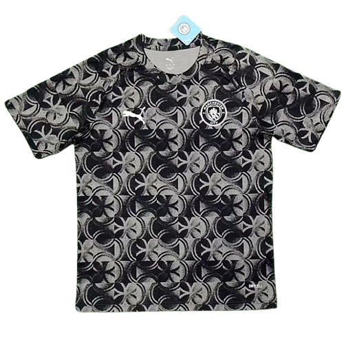 25-26 Man City Grey Black Training Shirt