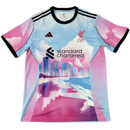 25-26 Liverpool Pink Blue Special Edition Training Shirt