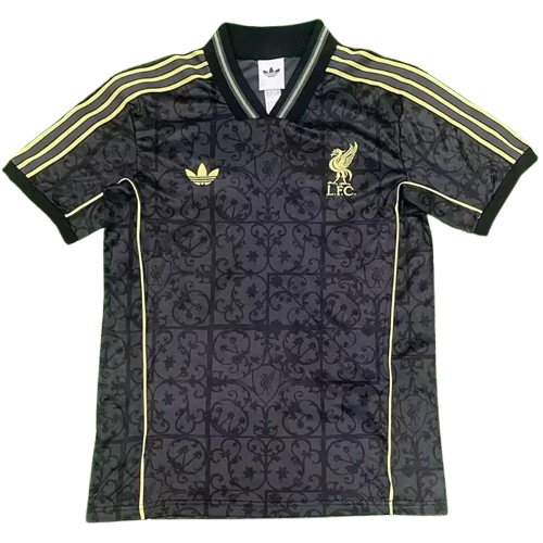 25-26 Liverpool Black Gold Special Edition Training Shirt
