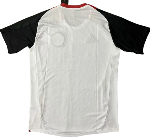 25-26 Man Utd White Black Training Shirt