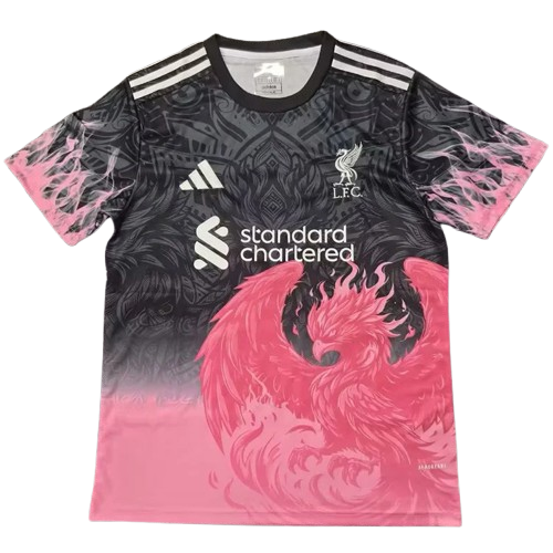 25-26 Liverpool Pink Black Special Edition Training Shirt