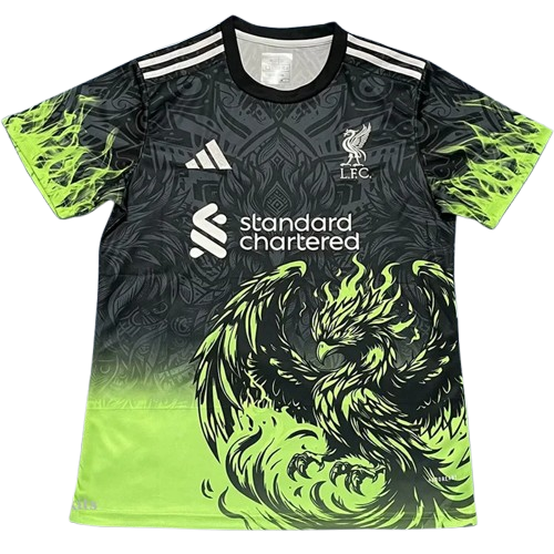 25-26 Liverpool Black Green Special Edition Training Shirt