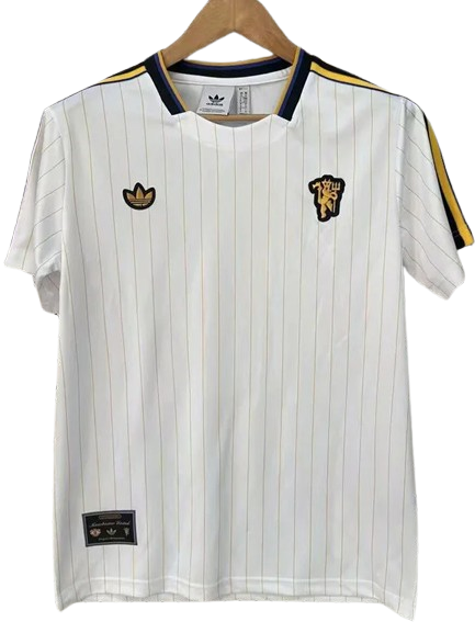 25-26 Man Utd White Casual Edition Training Shirt