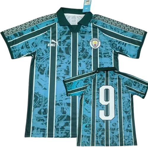 25-26 Man City Blue Green #9 Special Edition Training Shirt