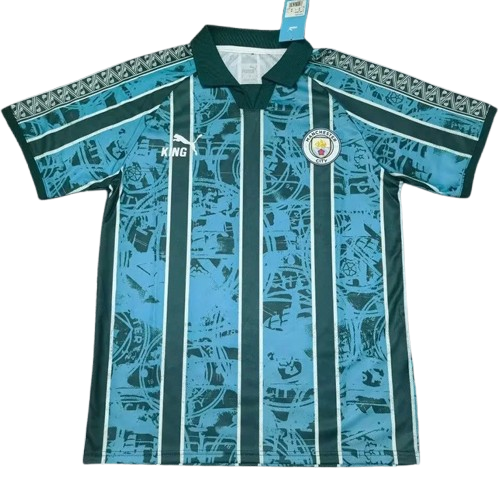 25-26 Man City Blue Green #9 Special Edition Training Shirt