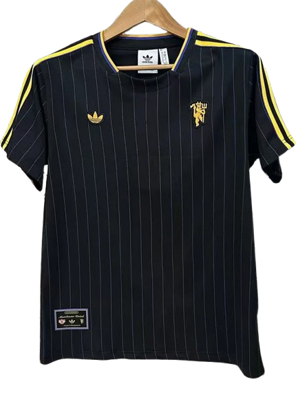 25-26 Man Utd Black Casual Edition Training Shirt