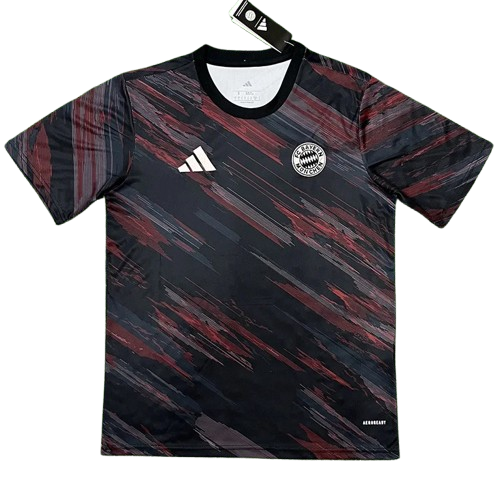25-26 Bayern Red Black Training Shirt