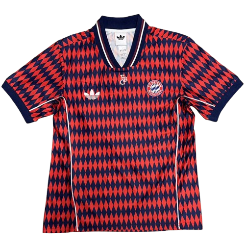 25-26 Bayern Red Blue Casual Edition Training Shirt