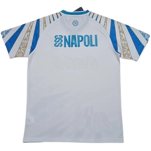 25-26 Napoli White Blue Training Shirt