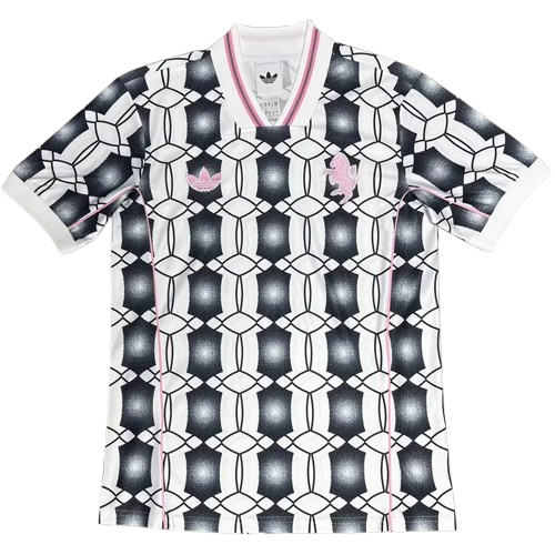25-26 Juventus Black White Casual Edition Training Shirt