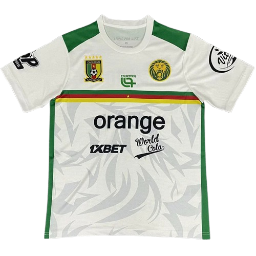 25-26 Cameroon White Training Shirt