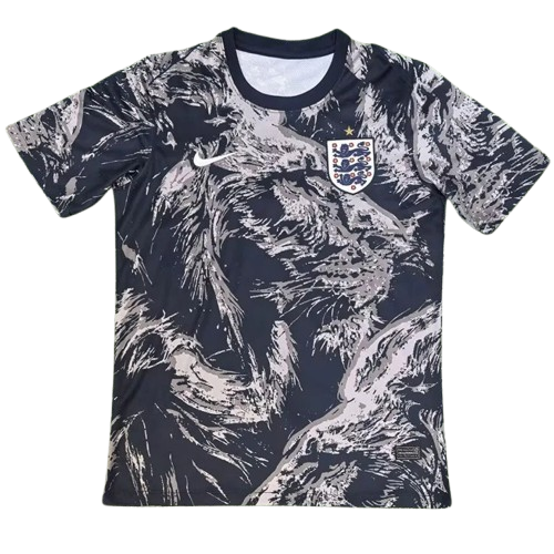 26-27 England Black Grey Training Shirt