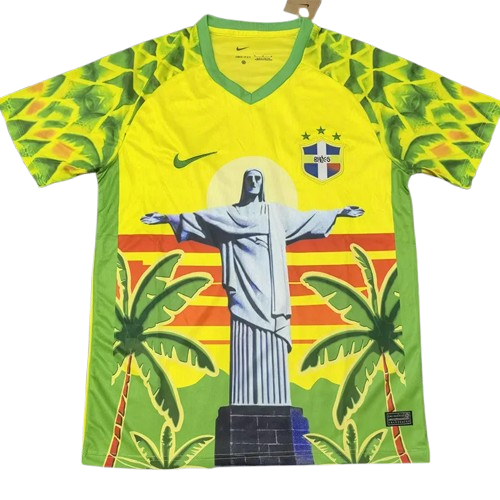 25-26 Brazil Yellow Green Special Edition Training Shirt