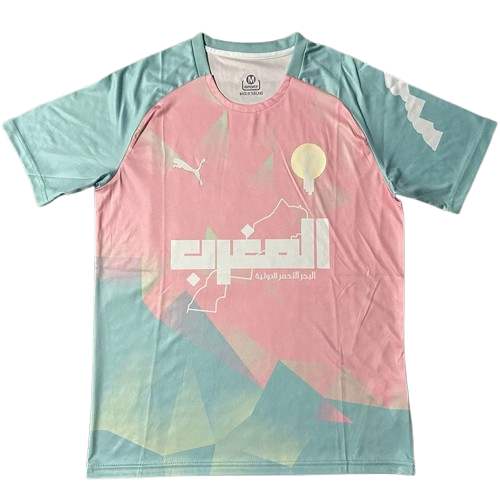 25-26 Morocco Pink Blue Special Edition Training Shirt