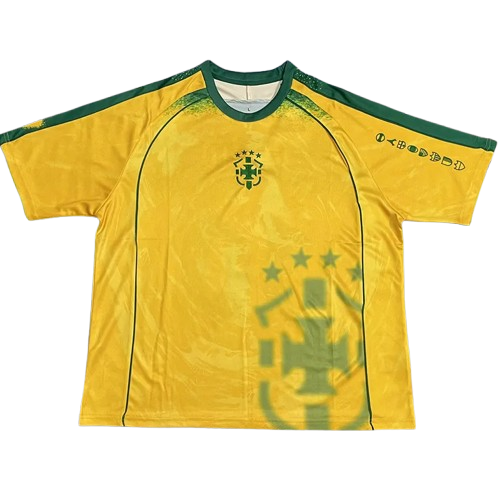 25-26 Brazil "Dinho" #10 Yellow Special Edition Training Shirt