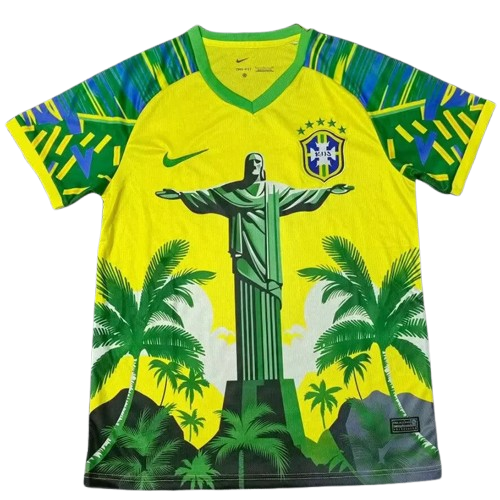 25-26 Brazil Yellow Green Special Edition Training Shirt